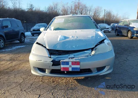 2005 Honda Civic Hybrid from USA, damaged, VIN JHMES96655S005723